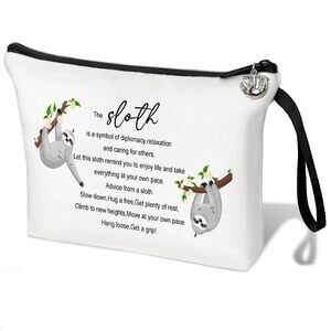 6713 Sloth Gifts Sloth Makeup Pouch Sloth Cosmetic Bag for Purse Sloth Make